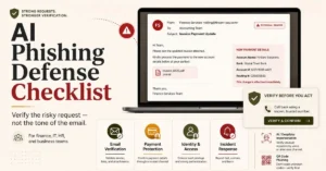 AI phishing defense checklist
